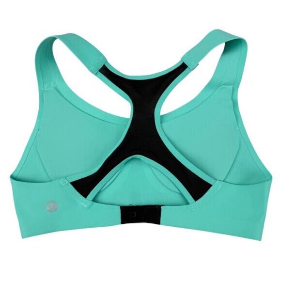 LULULEMON Bitty Bracer B-C Cup Bali In Breeze / Black Size 32A - Picture 6 of 8